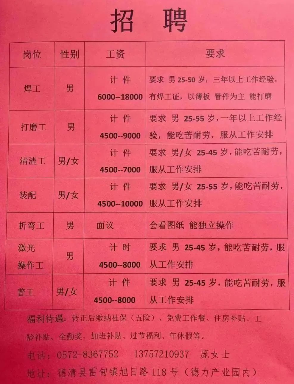 竹山最新招聘信息，变化带来自信与成就感，职场发展等你来挑战！